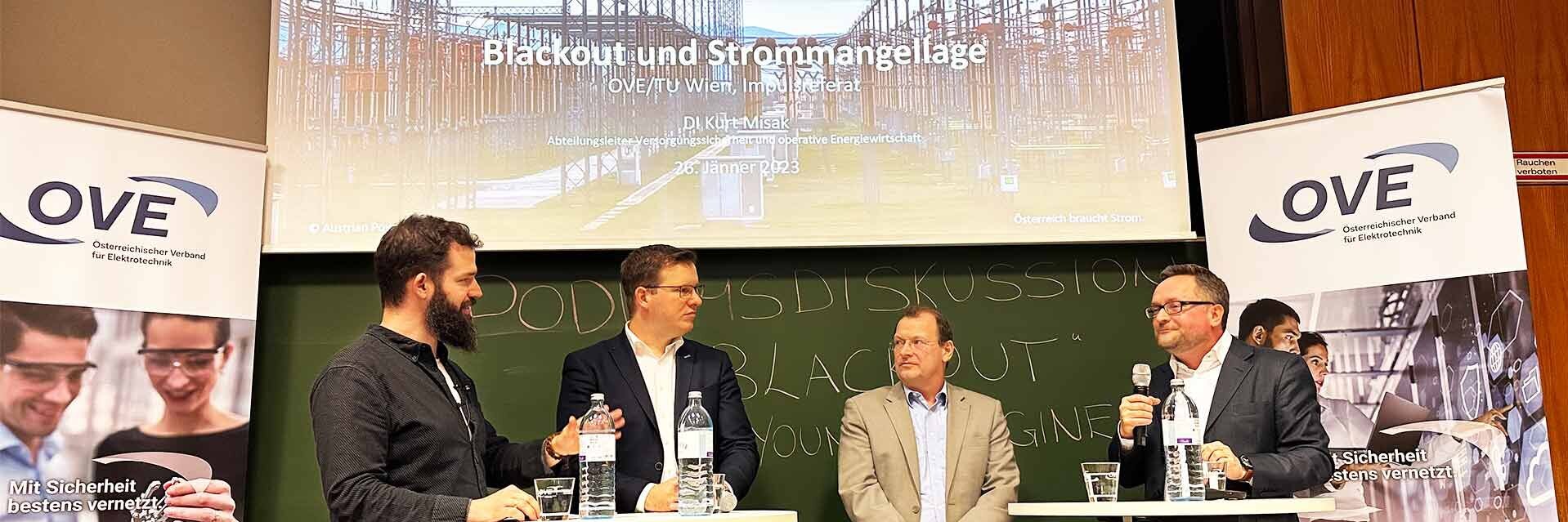 OVE Young Engineers Podiumsdiskussion Blackout