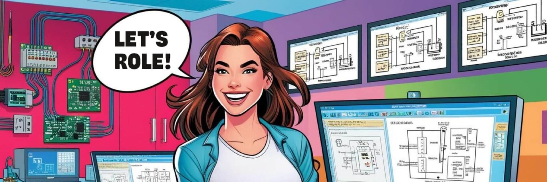 Sujet des Girls TECH UP Role Model Awards 2025, KI generiert