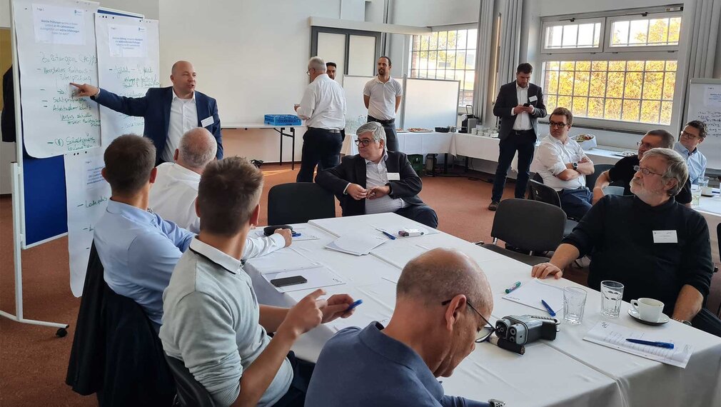 Interaktiver Workshop-Teil beim ProSafe Meeting