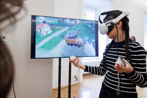 Girls Tech Up Wien 2024 VR Brille