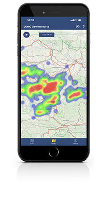 ALDISmobile Gewitterapp