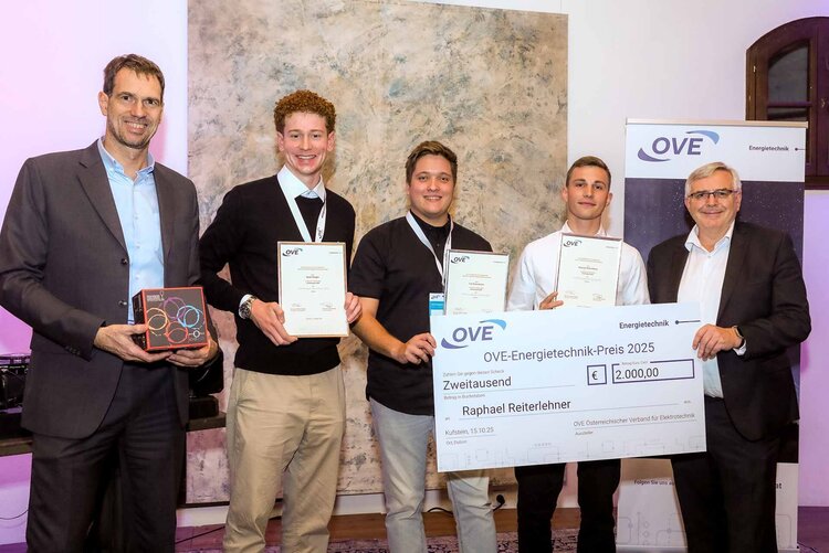 OVE Energietechnik-Preis 2025 Kategorie HTL Diplomarbeiten